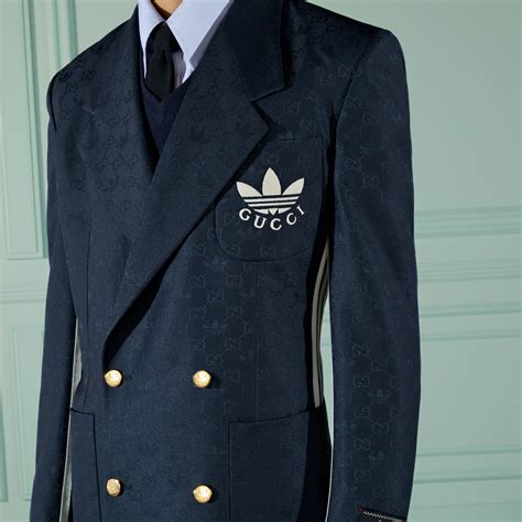 gucci adidas blazer|gucci blazer for men.